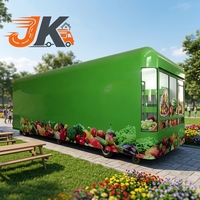 Camionnette alimentaire mobile double étage électrique, résistante à la rouille, pour café, crème glacée, restauration rapide, type mini-bus, remorque personnalisée