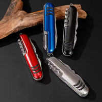 Couteau de poche miniature en acier inoxydable en gros, design pliable multifonction, camping en plein air, randonnée, EDC, couteau suisse