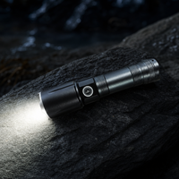 Linterna Láser con Zoom de 10 W de Aleación de Aluminio G72B, 1000 lm, 1000 m, IP65, Resistente al Agua, Recargable por USB, Linterna de Camping