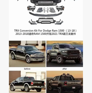 Kit de conversion TRX pour <span class=keywords><strong>Dodge</strong></span> <span class=keywords><strong>Ram</strong></span> <span class=keywords><strong>Sport</strong></span> <span class=keywords><strong>1500</strong></span> 2019-2023Y, kit de carrosserie automobile, accessoires, système de pare-chocs, <span class=keywords><strong>capot</strong></span> - Product Image 3