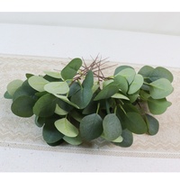 Décorations murales florales DIY en plastique Kemin, haute simulation, feuilles d'eucalyptus, fruits et feuilles de pomme, pour la Saint-Valentin, intérieur