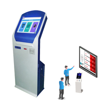 Écran tactile infrarouge de 17 pouces Banque/hôpital/clinique numérique Appel électronique Distributeur de billets Machine Système de gestion de file d'attente