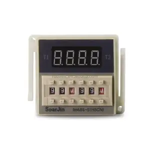 Peningkatan YH48S-S DH48S-S Multifungsi Timer Digital Relay On Delay 8 Pins SPDT Siklus Ulang