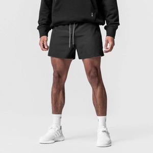 Custom Logo Men's Fitness Sports <b>Shorts</b> Elastic Knitted Mid Lightweight Breathable Quick Dry Solid Color Running Training - Product Image 6