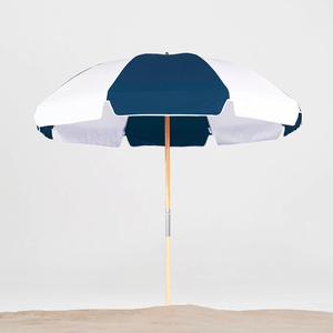 Parasol de <span class=keywords><strong>plage</strong></span> pliable en aluminium, résistant au vent, parasol de <span class=keywords><strong>plage</strong></span>, <span class=keywords><strong>grande</strong></span> taille, avec logo personnalisé, perche en bois, parasol de jardin - Product Image 1