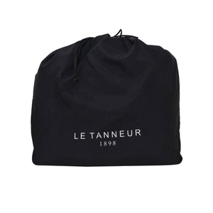 Grand sac à cordon en coton noir personnalisé sacs à main de luxe produits en cuir couvre-chaussures cache-poussière robe pour chaussures vêtements chapeaux - Product Image 3