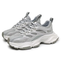 Chaussures de sport décontractées de haute qualité, à semelle épaisse, rehaussantes, légères, luxueuses et tendance