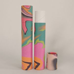 Tubo de Papel Cilíndrico Delgado Reciclado de Alta Calidad Hecho a Mano Personalizado para Empaque de Varillas de Incienso, Diseño Ecológico con Sistema de Empuje - Product Image 3