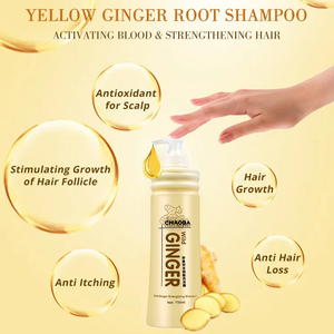 Shampoo anti-chute de cheveux à base de plantes, 100% naturel et biologique, infusé au gingembre, pour femmes et hommes - Product Image 5