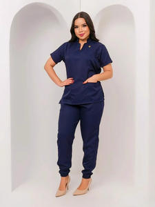 Seragam Kerja Wanita Bahan Elastis Nyaman dan Bernapas untuk Perawat - Product Image 5