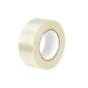 Chịu nhiệt duy nhất hai mặt sợi vận chuyển rõ ràng tự dính đóng đai gia cố sợi thủy tinh <span class=keywords><strong>Filament</strong></span> Băng - Product Image 4