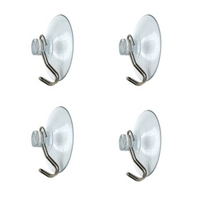 Cốc Hút Chân Không Bằng Nhựa Trong Suốt Đường Kính 55Mm Mạnh Mẽ Có Móc Kim Loại - Product Image 4