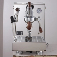 Machine à café italienne professionnelle 2L chaudière à vapeur cafetière expresso Machine 2400W Machine à café commerciale