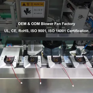 Özel hava hava fanı fabrika 5015 mm 5V 12V 24V PBT malzeme 5000 saat japon yağlama yağı DC hava fanı