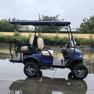 Voiturette de golf électrique 4 roues couleur personnalisée, batterie lithium 72V, siège confortable, idéale pour les clubs de golf et les zones de villas - Product Image 6