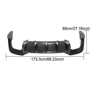 Difusor trasero de fibra de carbono para Audi <span class=keywords><strong>A5</strong></span> Quattro <span class=keywords><strong>S</strong></span> <span class=keywords><strong>line</strong></span> S5 <span class=keywords><strong>Sportback</strong></span> 2D 4 puertas <span class=keywords><strong>2020</strong></span>-2021 - Product Image 2