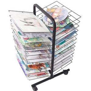 Đa-Mục Đích Placemat Hiển Thị Kệ Kim Loại Dây Thảm Thảm Hiển Thị Đứng Văn Học Nghệ Thuật Khô Giá Dây Sơn Hiển Thị Đứng - Product Image 1