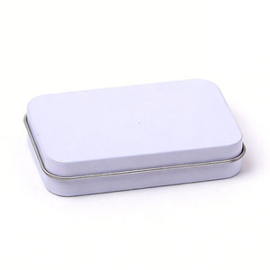 Boîte de rangement rectangulaire en métal durable de haute qualité pour petits outils, fournitures de bureau, pinces à papier et épingles. - Product Image 1