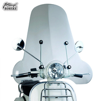 Pare-brise de moto de déflecteur de support de chrome de vente chaude pour Vespa PX 150