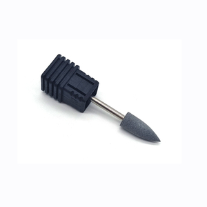 Long Bullet Silicone Polisher Nail <b>Drill</b> <b>Bit</b> Custom Logo Pedicure Polishing <b>Bit</b> for Electric Nail File Tool - Product Image 5