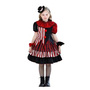 Disfraz de Payaso de Circo para Niñas, Disfraz de Halloween, Carnaval, Fiesta, Actuación, Cosplay, Vestido de Princesa, Juego de Roles - Product Image 1