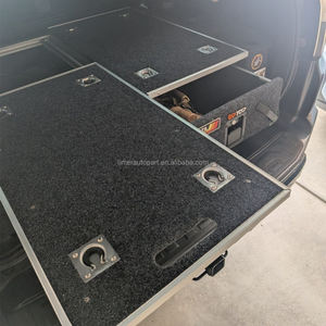 Tiroirs d'aventure coulissants arrière 4x4 pour camping tout-terrain Rangement amélioré Système de tiroirs pour coffre SUV 4Wd pour Toyota 4Runner - Product Image 6