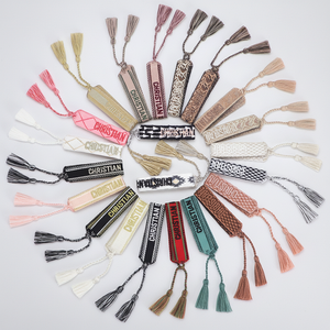Handmade Custom Logo <strong>Bracelet</strong> Woven Friendship Charms Trendy Embroidery Word Tassel Fashion String <strong>Rope</strong> <strong>Bracelet</strong> Femme - Product Image 3