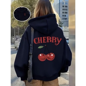 เสื้อฮู้ดดี้สตรีทแวร์ลายพิมพ์ดีไซน์เองสำหรับฤดูใบไม้ร่วงและฤดูหนาว สไตล์ Y2K ผลิตจากวัสดุรักษ์โลก เนื้อผ้าหนา พิมพ์โลโก้ด้านหน้า - Product Image 6