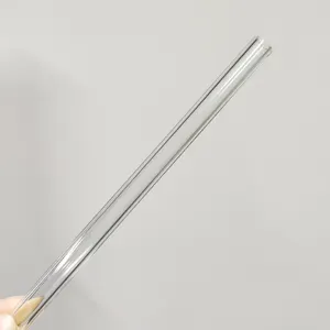 Tubo de vidrio de borosilicato al por mayor de fábrica 3,3 para velas, tubo de vidrio para fumar, elemento calefactor de tubo de vidrio