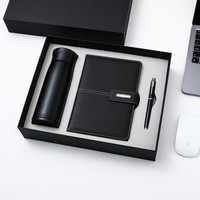 Ensemble cadeau d'affaires promotionnel imprimé soie UV Ensemble cadeau avec carnet Ensemble cadeau tasse thermos en acier inoxydable