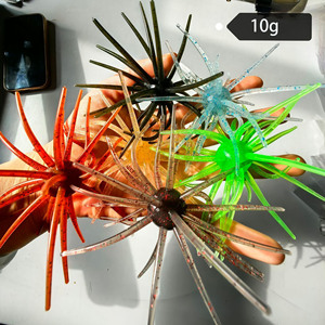 Esca Artificiale Morbida Bionica a Forma di Riccio Marino Galleggiante <span class=keywords><strong>per</strong></span> <span class=keywords><strong>Pesca</strong></span> <span class=keywords><strong>in</strong></span> Acqua Salata, Fiumi e Laghi - Product Image 3