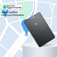 Traceur de carte réseau mondial F14 300mAh certifié MFi, jetable à usage unique en plastique, pour suivi en temps réel de sacs à main