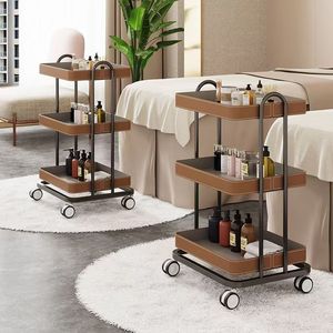 Carrito de Estética para Salón de Belleza, Carrito de 3 Niveles con Ruedas para Sala de Terapia, Carrito de Spa - Product Image 2