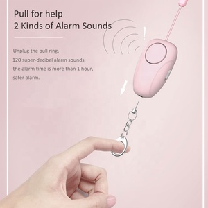 Alarme personnelle Anti-loup, livraison gratuite, avec porte-clés, 120db, auto-défense Portable - Product Image 3