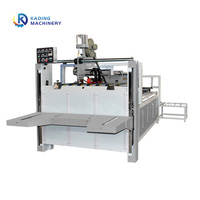 Venta directa de fábrica, caja de cartón semiautomática, caja para pegar hojas, máquina encoladora plegable