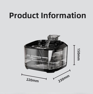 Meilleure Vente 2026 Distributeur d'eau intelligent automatique pour animaux de compagnie 4,5 L, Fontaine <span class=keywords><strong>à</strong></span> eau pour chat rechargeable, avec système de filtration pour eau propre et usée, Écologique - Product Image 6
