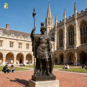 Statue <span class=keywords><strong>de</strong></span> guerrier en bronze <span class=keywords><strong>de</strong></span> haute qualité RELONG, sculpture <span class=keywords><strong>de</strong></span> style européen pour jardin <span class=keywords><strong>de</strong></span> villa en plein air - Product Image 1