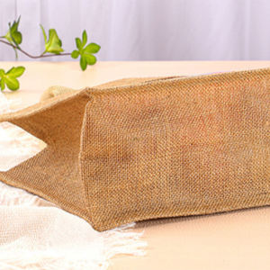 Bolsas de yute impermeables de gran capacidad Gahumi, patrón de letras, venta al por mayor, elementos esenciales para compras - Product Image 6