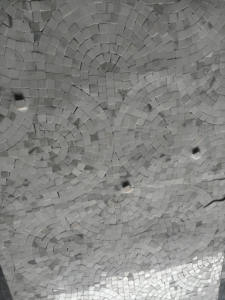 Carrara White Marble Fischs chuppen Jakobs muschel Fan Muster Mini Mosaik fliese poliert - Product Image 3