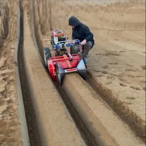 Máquina pequeña de cresta de fresa para tractor, cultivador manual