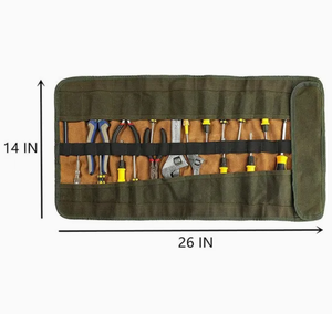 กระเป๋าใส่เครื่องมือแบบม้วนผ้าใบอเนกประสงค์ ทนทานต่อการสึกหรอ ขนาดเล็ก - Product Image 3