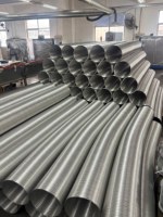 Tuyau de ventilation flexible en spirale en acier inoxydable 304 316 316L de 1,8 à 12 pouces, numéro 7, vente directe d'usine en Chine
