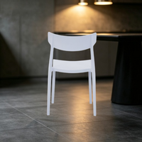 Chaise en plastique empilable de haute qualité au design italien pour table à manger, fauteuil de jardin en PP, fournisseurs de chaises
