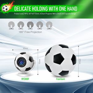Nuovissimo Proiettore Mini Smart HY300 con Sistema Android 14, <span class=keywords><strong>Video</strong></span> LCD 720P, per Partite di <span class=keywords><strong>Calcio</strong></span> 2026 - Product Image 5