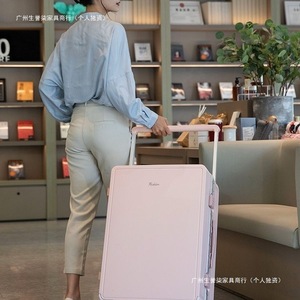 New Large Capacity Travel <b>Suitcase</b> With Silent Universal Wheels Combination Lock Side Sliding Cover For Students And Mother Box - Product Image 4