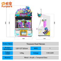 Máquina de Juego Arcade Treasure Hunter Duel Coin Pusher, Venta al Por Mayor de Fábrica, Certificación CE RoHS, 12 Meses de Garantía, LED Personalizado