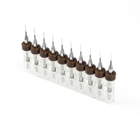 Mini foret en carbure de tungstène pour PCB, type à rainure en spirale, pour machine CNC, pour plastique et circuit imprimé