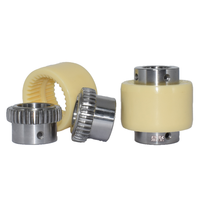 Accouplement à manchon continu rigide NL9, manchon flexible en nylon avec support OEM pour l'accouplement d'arbre interne