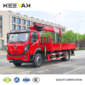 Camiones Grúa <span class=keywords><strong>de</strong></span> Carga DONGFENG <span class=keywords><strong>de</strong></span> Alta Calidad, 240HP, 4x4, Diésel, Usados, con Grúa Telescópica Montada, Camión Grúa XCMG <span class=keywords><strong>de</strong></span> 8 Toneladas - Product Image 5