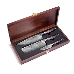 Classic Kitchen Knife Set 67 Layers Stainless Steel With G10 Handle Chef Knife 8 Inch